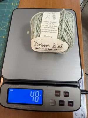 HILO DEBBIE BLISS CASHMERINO ARAN color 300076 sauce, merino/cachemira/acrílico Foto 1 de 4