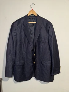 48 L Polo Ralph Lauren Made in Canada Blazer dunkelblau Goldknöpfe Schurwolle - Bild 1 von 10