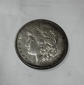 1879 Morgan Silver Dollar Toned Ring - Picture 1 of 3