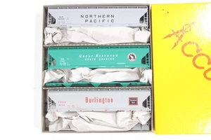 HO Accurail drei Burlington Northern Fallen Flagge ACF Hoppers CB&Q, GN, NP - Bild 1 von 12