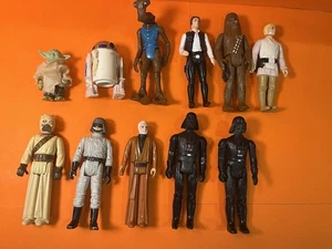 Konvolut 11 Vintage Kenner Star Wars Action Figuren Darth Vader Chewy 1984 1977 - Bild 1 von 13