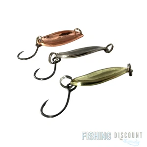 3x Intermitentes Trucha - 2,5 g | 3 cm - Cebo Artificial en 3 Colores para Trucha y Perca - Imagen 1 de 3