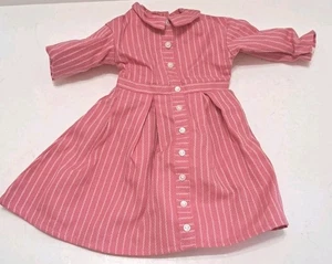 Pleasant Company American Girl Addy Walker Meet Dress Pink Stripe  - Picture 1 of 6