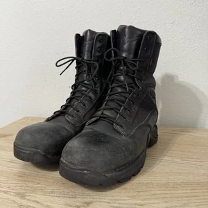 Danner Striker II GTX 8” Black Leather Boots Lace Up Size 10 D 42919 400G Combat - Picture 1 of 17