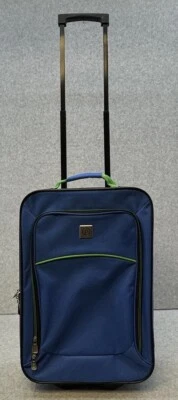 Equipaje de mano con rodillos Protege de 18 pulgadas azul vertical Foto 1 de 4