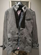 Butler and Webb Mens Grey Wool  Coat Size S 