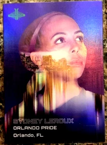 2022 PARKSIDE NWSL SOCCER SERIES 1 #C15 SYDNEY LEROUX ORLANDO FOIL CITYSCAPES - Picture 1 of 1
