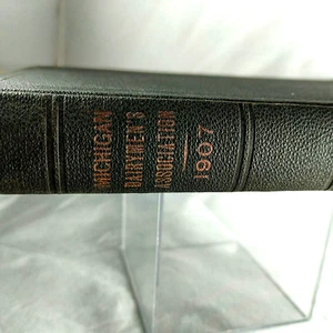 1907 Antique Michigan Dairymens Association Hardcover Book w/Separate Articles - Picture 1 of 11