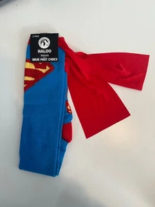 Haloo Superman Socken mit Cape NEU mit Etikett - Bild 1 von 11