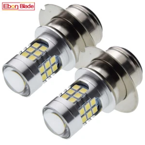 2 x Positve Earth 12V P36D LED Motorcycle LED Headlight Bulb High Low Beam Lamp - Foto 1 di 9