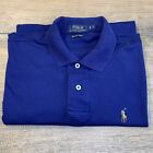 Polo Ralph Lauren Mens Polo Shirt Size (S/XS) Blue Pima Soft Touch Longtail B2