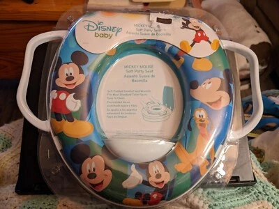 NUEVO - Bebé Disney - Mickey Mouse - Asiento para ir al baño suave Foto 1 de 4