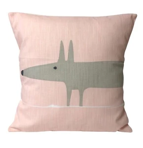 1 x Scion Mr Fox Blush Pink Cushion Cover - Picture 1 of 2