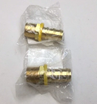 Grainger 4TT18B Lock on Hose Barb Brass 3/4" Hose Barb X 3/4" NPT (Pack of 2) - Image 1 of 4