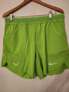 Nike Nikecourt Adv 7" Rafa Nadal Shorts Size 2XL Action Green DV2881-313 Nwt - Picture 1 of 2