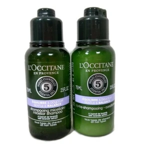 L'Occitane Gentle & Balance Shampoo & Conditioner (alle Haartypen) 75 ml x 2 NEU - Bild 1 von 5