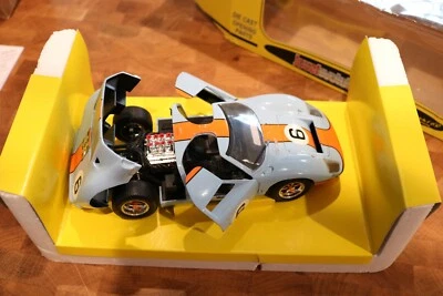 1/18 FORD GT-40  LE MANS 1969  Jouef evolution 3008 BLUE ORANGE OPENING HOOD - Image 1 of 3