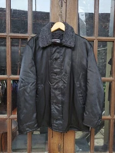 Vintage 90s Spiewak TITAN N-1 Deck Jacket USN Sherpa Lining Mens Medium usa - Picture 1 of 8