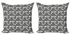 Rabbit Pillow Covers Pack of 2 Sleeping Bunnies and Clouds