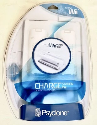 New Psyclone Wii Dual Charge Station w/ Remote Control Batteries Wii Motion Plus - Image 1 of 4