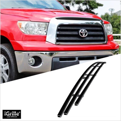 Se adapta a Toyota Tundra 2007-2009 panel superior capó cuchara negro billet rejilla inserto Foto 1 de 4