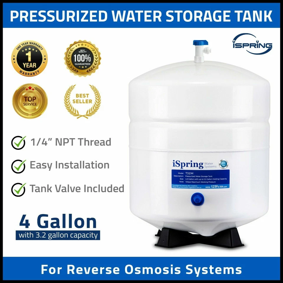 iSpring RO Water Storage Tank For Reverse Osmosis RO Water Filter System - Image 1 of 1