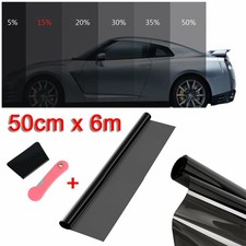 Tönungsfolie Scheibenfolie Sonnenschutzfolie Fensterfolie Autofolie 15% Schwarz