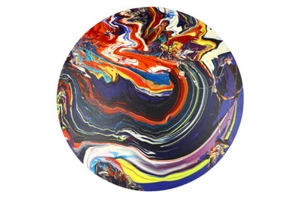 Original Katrin Fridriks Original Painting Canvas- Circa 2013 Acrylic 120 x 120 - Picture 1 of 5