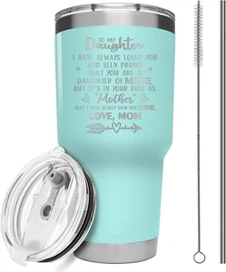 Daughter Gifts for Mothers Day, Gifts for Daughter from Mom, 20 Oz Tumbler - Picture 1 of 12