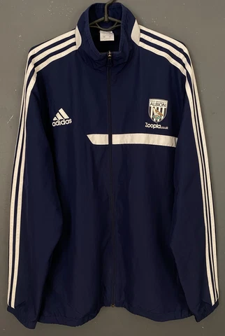 MENS WINDBREAKER FC WEST BROMWICH ALBION 2013/2014 JACKET SOCCER FOOTBALL SIZE L Cover