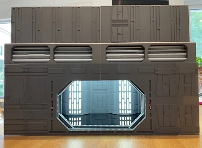 Death Star Kenobi Vader Blast Door Walls Diorama 1:18 Star Wars TVC Scale Kit - Image 1 of 4