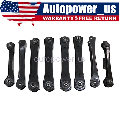 8Pcs Front & Rear Lower & Upper Control Arms For Jeep TJ Wrangler 1997-2006 - Image 1 of 4