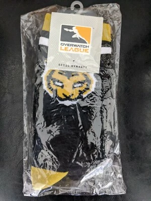 Overwatch League Seoul Dynasty Blizzard Socks BlizzCon Unisex one size fits most - Image 1 of 4