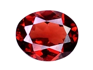 1.295cts Orange Red Natural Spessartite Garnet Oval cut loose gemstones - Bild 1 von 3