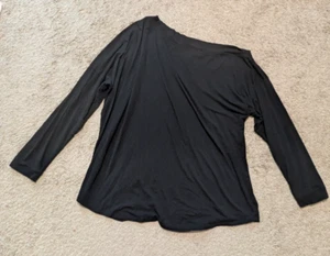 Universal Standard Dolci Top Sz M Pima Cotton Off Shoulder Lagenlook Oversized - Picture 1 of 7