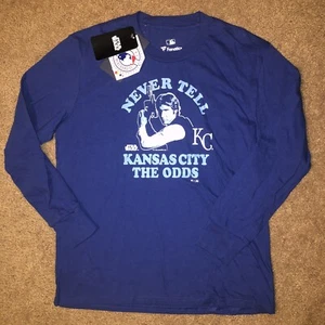 Camiseta de béisbol Star Wars Han Solo Kansas City Royals edición limitada juvenil MLB - Imagen 1 de 6