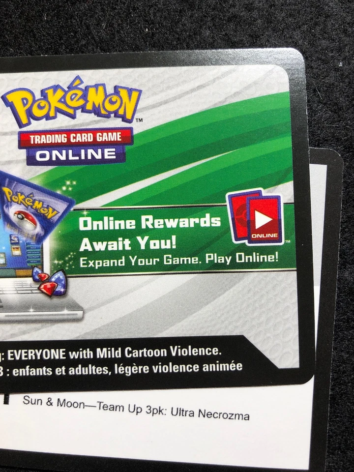 NEW Pokemon Sun & Moon Team Up 3pk: Ultra Necrozma Online CODE CARD SM165 Now! - Image 1 of 1