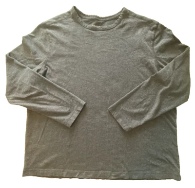 MERONA MENS LONG SLEEVE PULLOVER TEE SHIRT GRAY SIZE XL 100% COTTON - Image 1 of 4