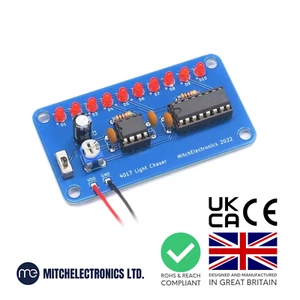 Kit electrónico hágalo usted mismo 4017 Light Chaser - Imagen 1 de 1