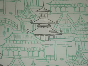 VILLA NOVA CURTAIN FABRIC DESIGN "Mokoshi"1.5 METRES EDEN KABUKI COLLECTION - Picture 1 of 5