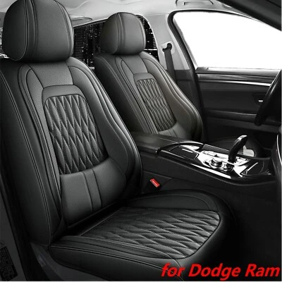 Pickup Car Seat Covers For Dodge Ram 1500/2500/3500 2009-2023 Front &Rear 5-Seat - Image 1 of 4