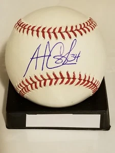 Andrew Cashner Signed Rawlings Official MLB Baseball Insc. MLB Authenticated - Picture 1 of 7