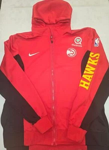 170 ATLANTA HAWKS Equipo Jugador Emitido 2023/24 "Capucha" Chaqueta de Calentamiento ROJA - Imagen 1 de 1