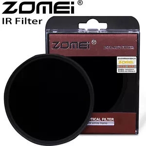 ZOMEI Glass IR Filter Infrared Filter 680nm 720nm 760nm 850nm for SLR Camera len - Picture 1 of 23