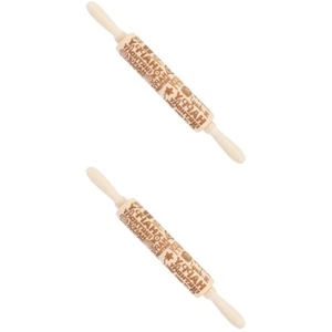Baking Rolling Pin Kitchen Wooden Dough Roller Birthday Rolling Stick - Picture 1 of 12