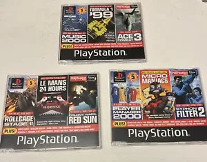 3 X Rivista Ufficiale UK PlayStation: Disco #55 #56 #57 - Foto 1 di 5