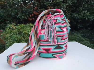 Mochila Wayu Подлинная Коллекция Mochila Wayuu-ARCOIRIS РУЧНОЙ РАБОТЫ -Las Américas - Изображение 1 из 4