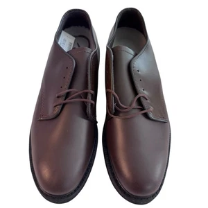CAPPS 90259-A Men’s Brown Leather Oxford Dress Shoes Size 9D USA Made New - Picture 1 of 7