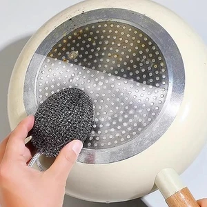 1PC Stainless Steel Cleaning Ball Brushes With Lanyard Household Cleaning Tool C - Picture 1 of 11