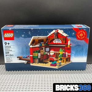 Lego Nuovo Officina di Babbo Natale 40565 Nuovo Sigillato Natale GWP Limited Ritirato - Foto 1 di 8